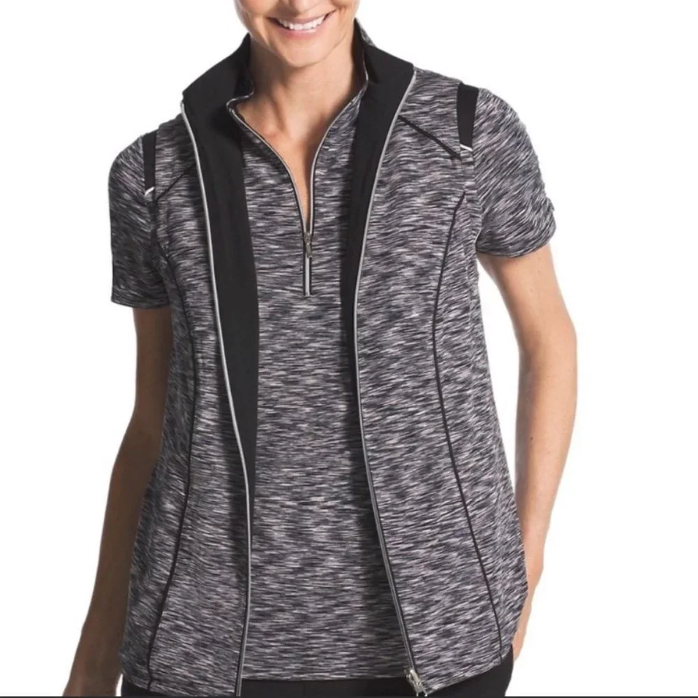 COPY - Zenergy Golf Chicos reversiable zip up vest Sz 2 - Picture 3 of 16